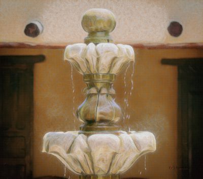 Rustic Fountain, Fine Art Print